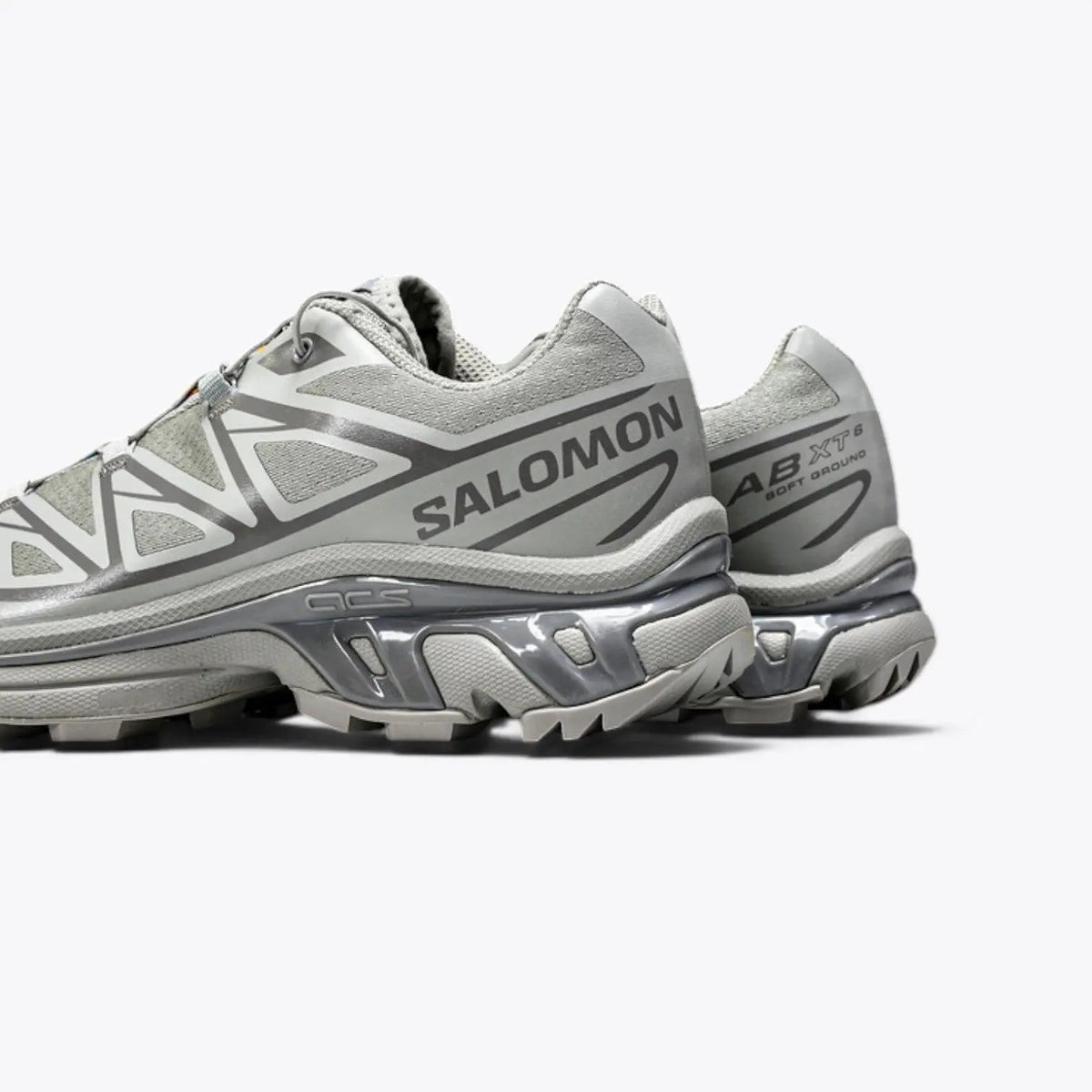 Salomon XT-6 – Ghost Grey / Grey Flannel | ACS EnergyCell Quicklace sensiFIT Mud Contagrip Monochrome Gorpcore Trail Sneaker