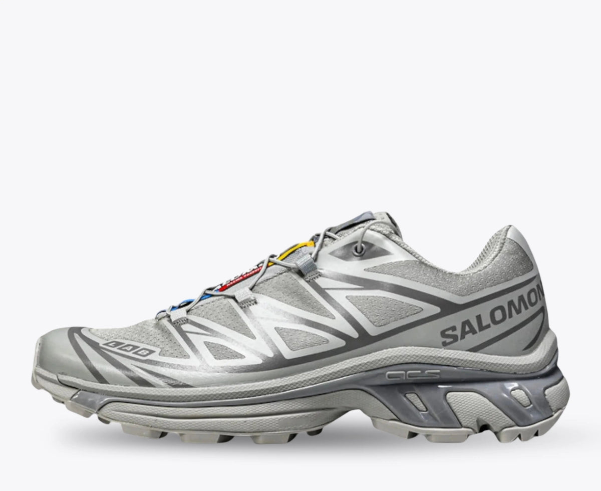 Salomon XT-6 – Ghost Grey / Grey Flannel | ACS EnergyCell Quicklace sensiFIT Mud Contagrip Monochrome Gorpcore Trail Sneaker
