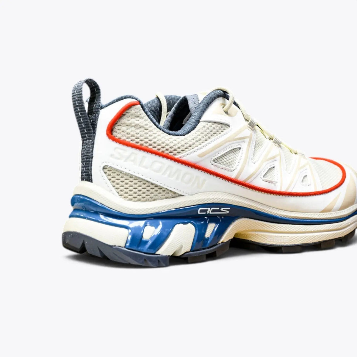 Salomon XT-6 – Vanilla Ice / Bleached Sand / Red Orange | ACS EnergyCell Quicklace sensiFIT Mud Contagrip Gorpcore Trail Sneaker