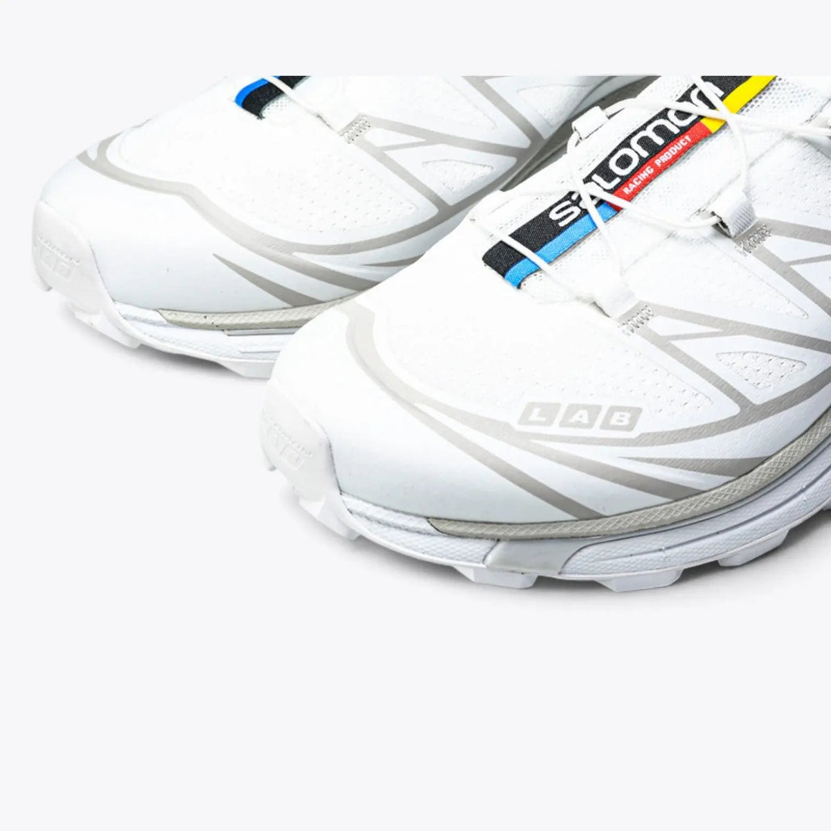 Salomon XT-6 – White / Lunar Rock | ACS EnergyCell EndoFit Quicklace Mud Contagrip Gorpcore Trail Sneaker