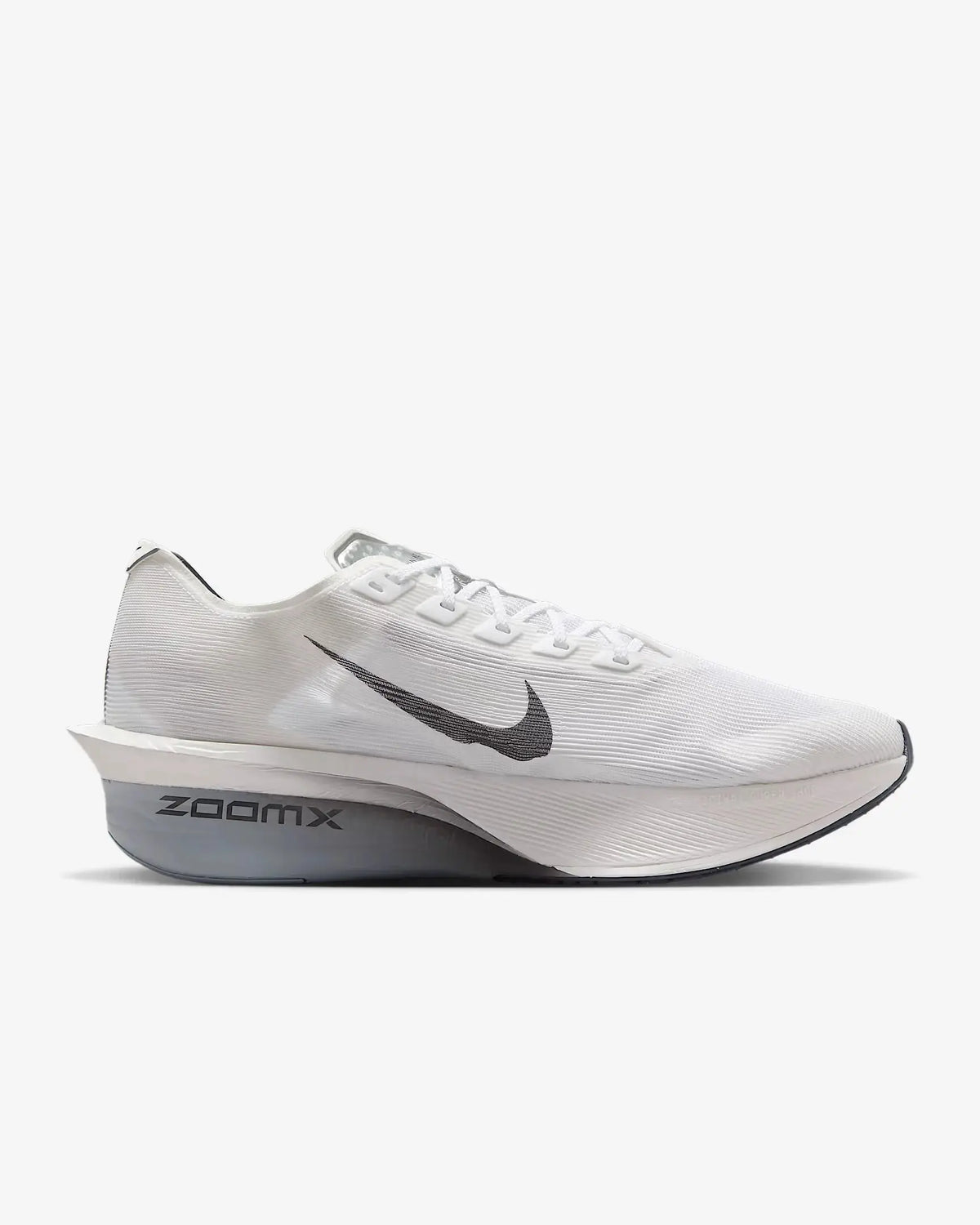Nike ZoomX Vaporfly 4 – White / Obsidian Mist | Carbon Flyplate 8mm Drop ~195g Marathon Racing Super Shoe