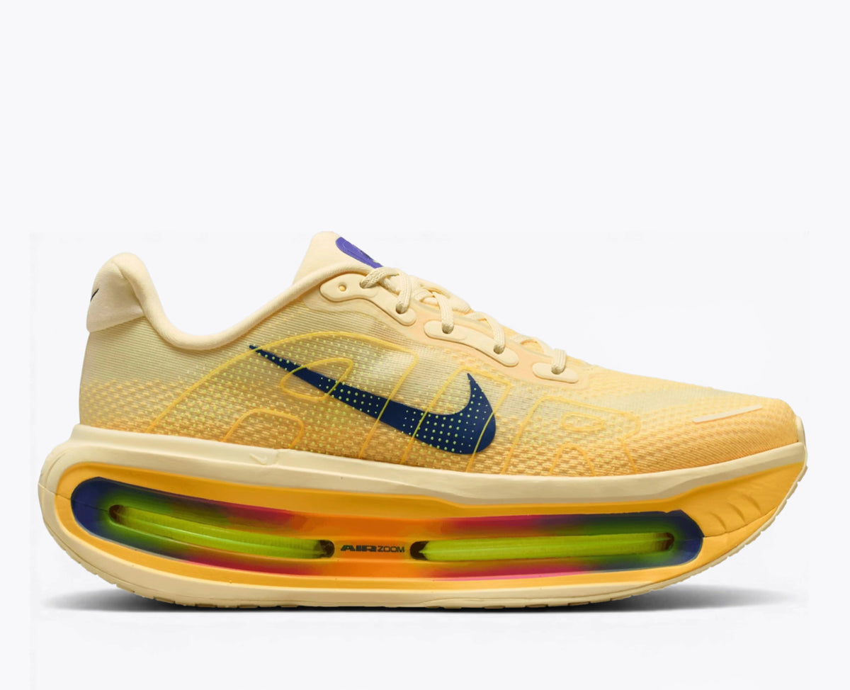 Nike Vomero Premium – Alabaster / Citron Pulse | 55mm ZoomX + Dual Air Zoom Pods 10mm Drop ~351g Max Cushion Daily Running Shoe