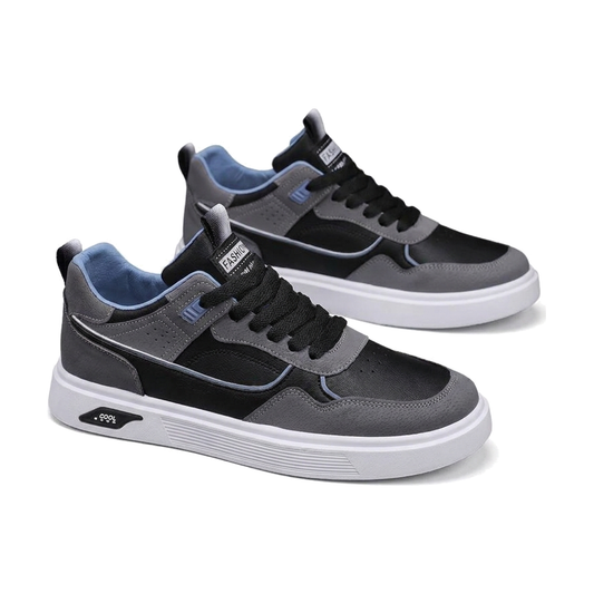 Men's Black, Green and Navy Casual Sneakers