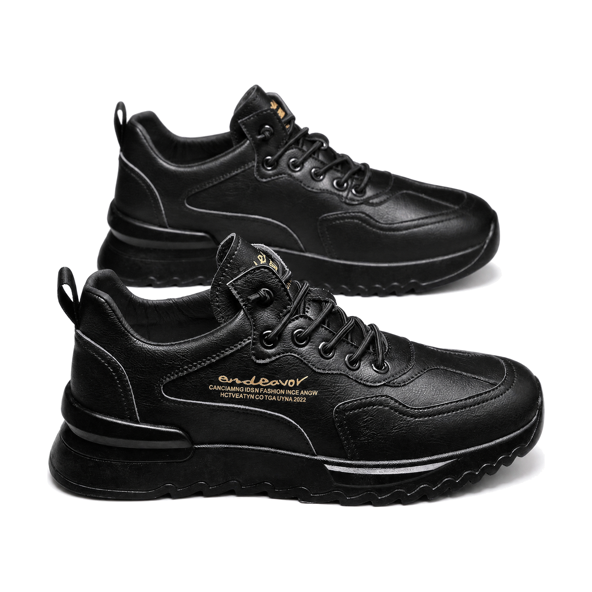 Men's Black, Olive and Navy Casual Sneakers