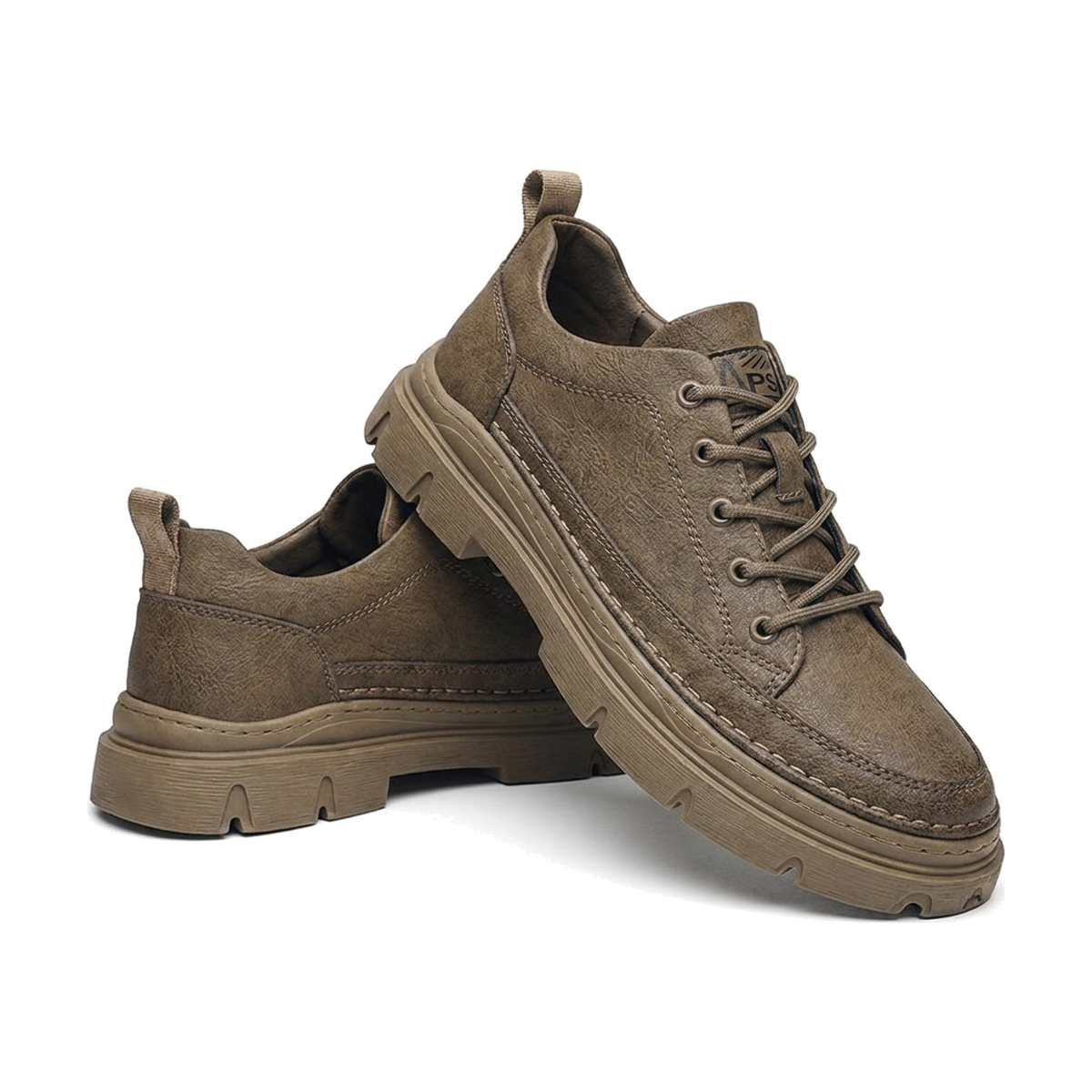 Men's Gray, Olive and Black Dress Shoes