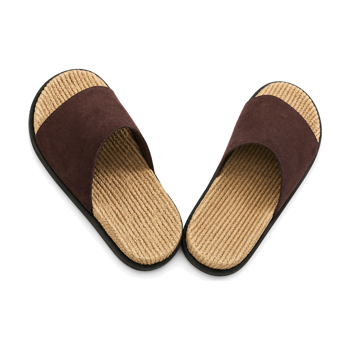 Men's Tan, Brown and Pink Retro Backless Casual Mules
