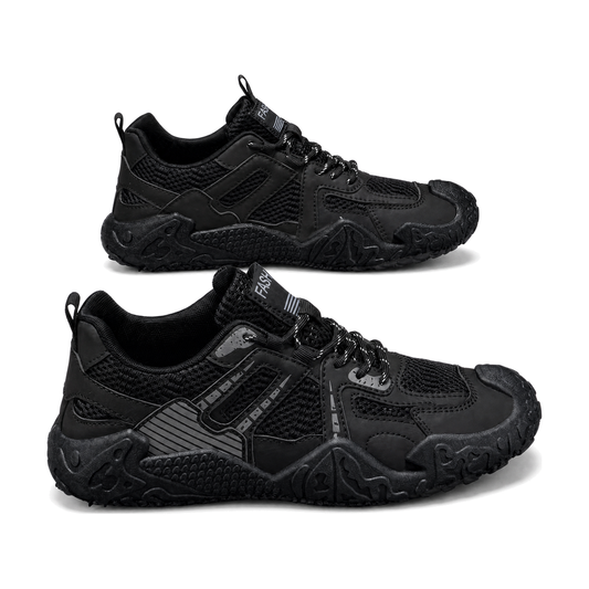 Men's Triple Black Rugged Outdoor Sneakers