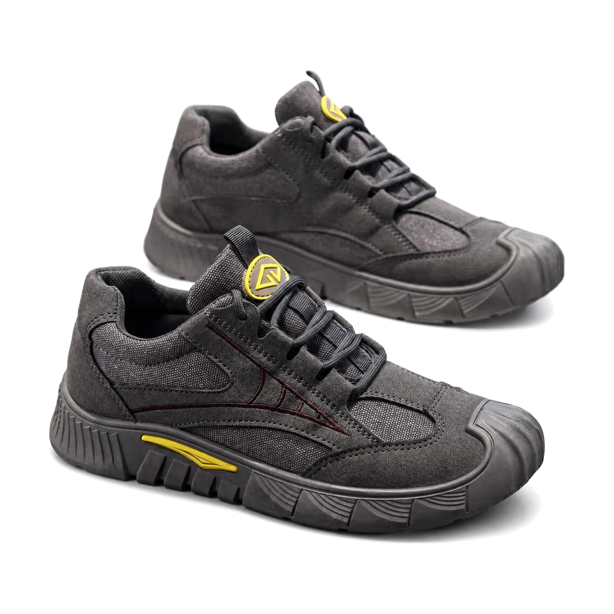 Men's White, Navy and Olive Outdoor Walking Sneakers